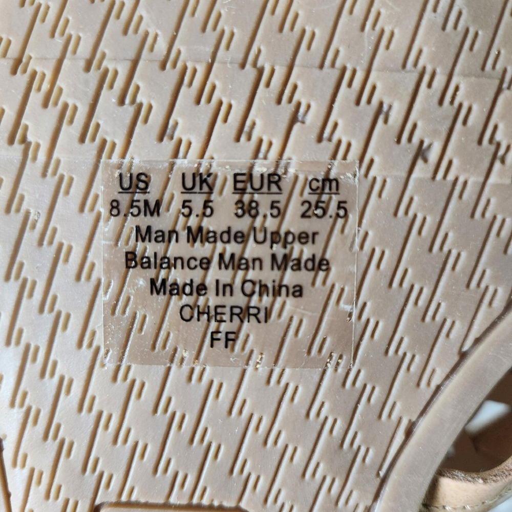 Sam Edelman Circus Women Brown Cherri Tan Faux Leather Flip Flop Sandal Size 8.5 - Picture 11 of 11